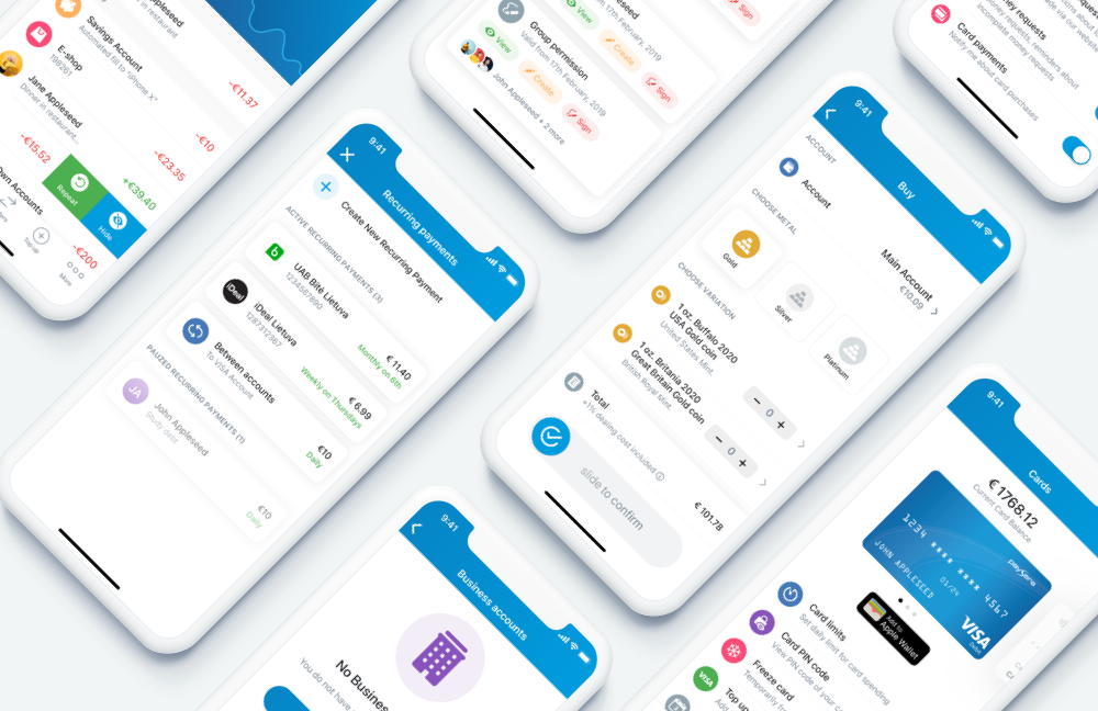 Aplicación móvil de Paysera