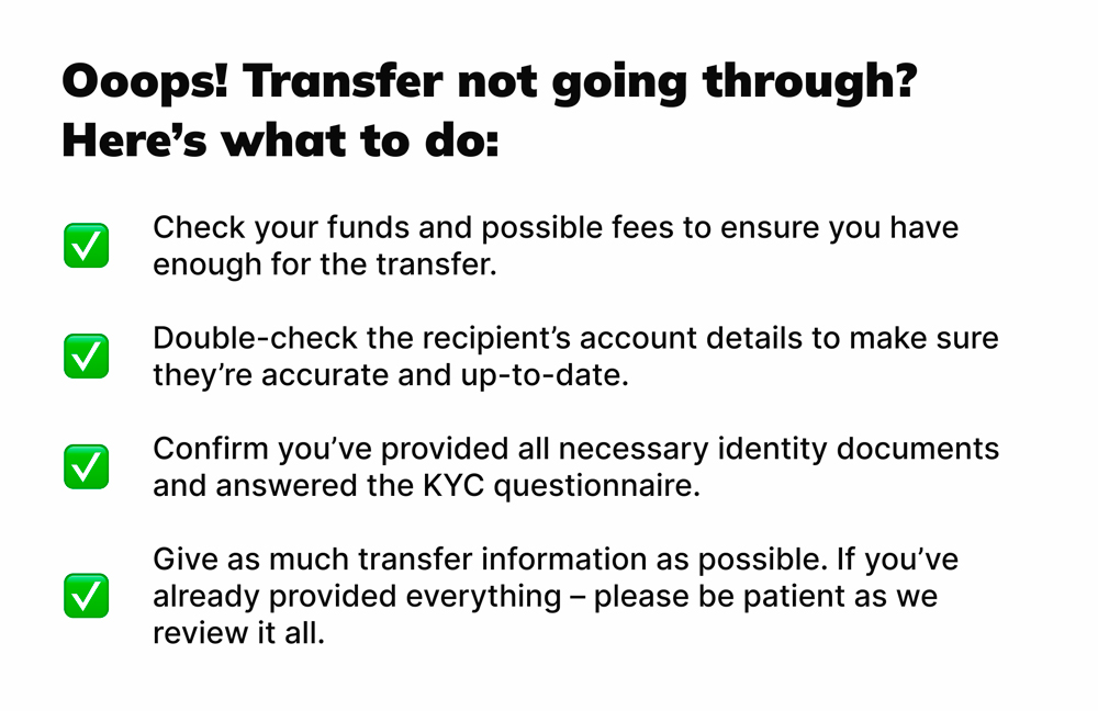 Paysera transfer was stopped? Here’s a checklist of what you can do