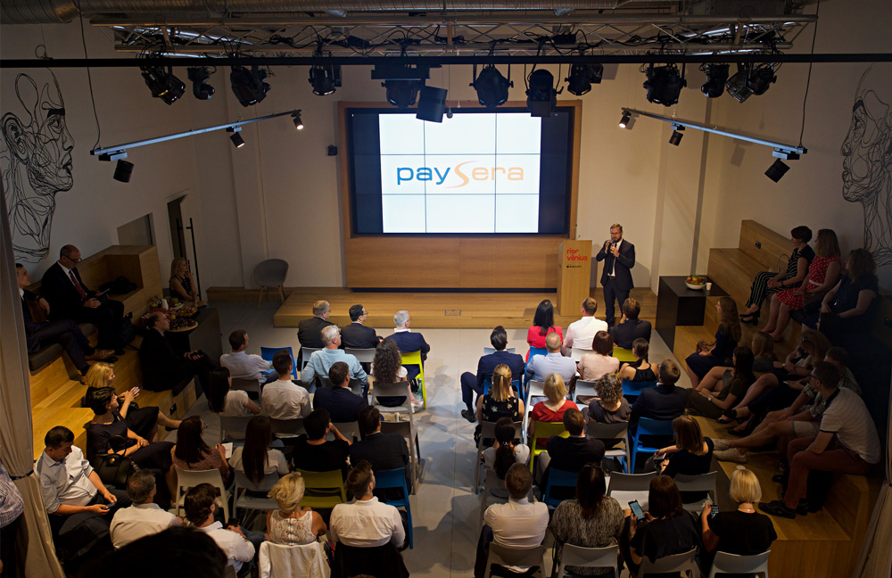 Paysera product portfolio achievements.